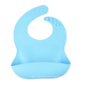 Bib de godet en silicone gratuit BPA moderne Bib de silicone imperméable pour les bébés